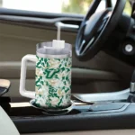 customized south florida bulls camo mashup green white curved tumbler best selling.webp