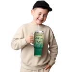 customized south florida bulls gradient dots green curved tumbler best selling.webp