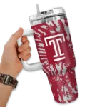 customized temple owls burst swirl red curved tumbler best selling.webp