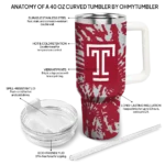 customized temple owls burst swirl red curved tumbler best selling.webp