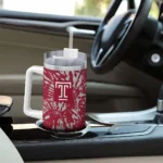 customized temple owls burst swirl red curved tumbler best selling.webp