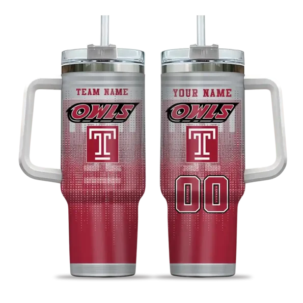 customized temple owls gradient dots red curved tumbler best selling.webp