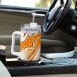 customized tennessee volunteers arrow burst orange curved tumbler best selling.webp