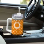 customized tennessee volunteers bullseye drips orange curved tumbler best selling.webp