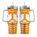 customized tennessee volunteers chevron layers orange curved tumbler best selling.webp