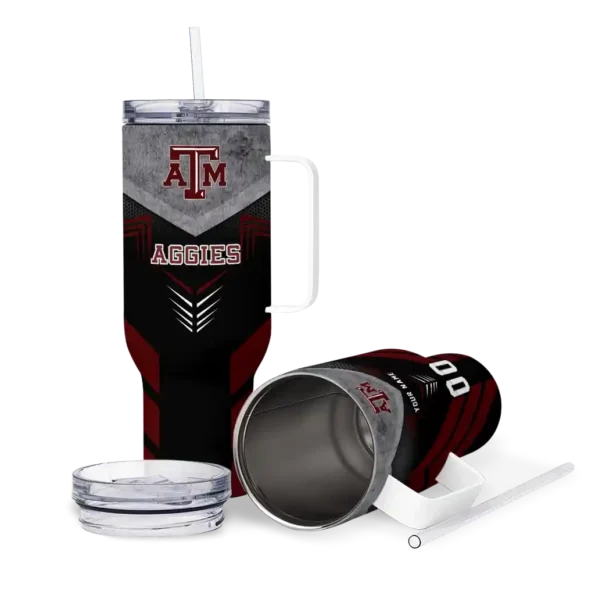 customized texas am aggies arrow armor maroon black curved tumbler high quality.webp