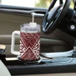 customized texas am aggies chevron angle maroon curved tumbler best selling.webp