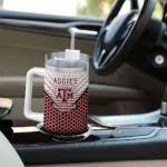 customized texas am aggies hex texture maroon curved tumbler best selling.webp