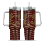 customized texas state bobcats chevron layers maroon curved tumbler best selling.webp