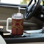 customized texas state bobcats chevron layers maroon curved tumbler best selling.webp