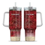 customized texas state bobcats geometric prism maroon curved tumbler best selling.webp