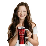 customized texas tech red raiders hexagon armor red curved tumbler best selling.webp