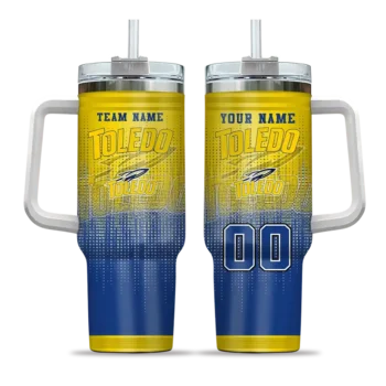 customized toledo rockets gradient dots blue curved tumbler best selling.webp