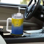 customized toledo rockets gradient dots blue curved tumbler best selling.webp