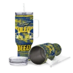 customized toledo rockets honey streaks blue curved tumbler best selling.webp