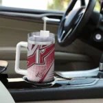 customized troy trojans arrow burst red curved tumbler best selling.webp