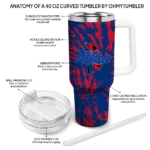 customized tulsa golden hurricane burst swirl blue curved tumbler best selling.webp