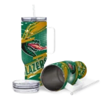 customized uab blazers abstract paths green curved tumbler best selling.webp