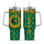 customized uab blazers bullseye drips green curved tumbler best selling.webp