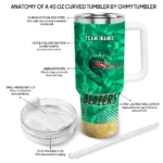 customized uab blazers geometric prism green curved tumbler best selling.webp