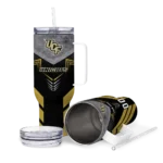 customized ucf knights arrow armor gold black curved tumbler best selling.webp