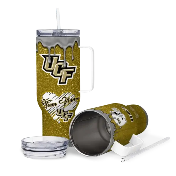 customized ucf knights heart helmet motif gold curved tumbler high quality.webp