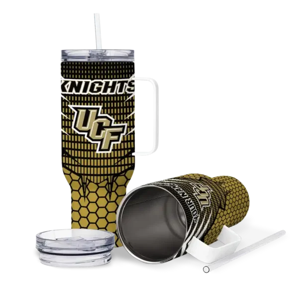 customized ucf knights hex texture gold curved tumbler high quality.webp