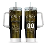 customized ucf knights hexagon armor gold curved tumbler best selling.webp