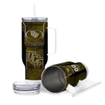 customized ucf knights hexagon armor gold curved tumbler best selling.webp