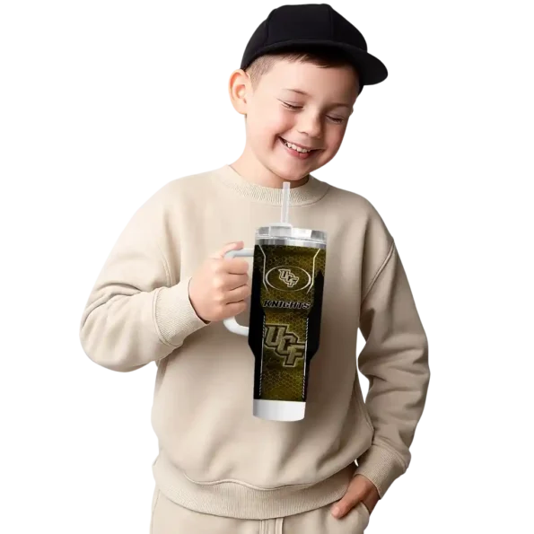 customized ucf knights hexagon armor gold curved tumbler latest model.webp
