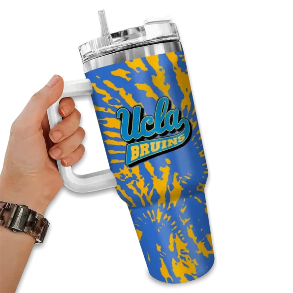 customized ucla bruins burst swirl blue curved tumbler fashion forward.webp