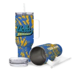 customized ucla bruins burst swirl blue curved tumbler best selling.webp