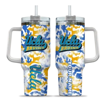 customized ucla bruins camo mashup blue white curved tumbler best selling.webp