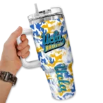 customized ucla bruins camo mashup blue white curved tumbler best selling.webp