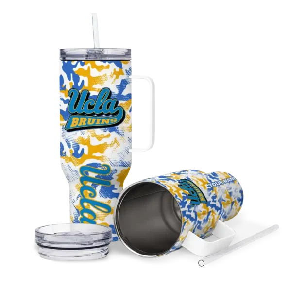 customized ucla bruins camo mashup blue white curved tumbler high quality.webp