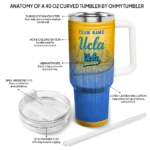 customized ucla bruins gradient dots blue curved tumbler best selling.webp