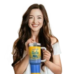 customized ucla bruins gradient dots blue curved tumbler best selling.webp