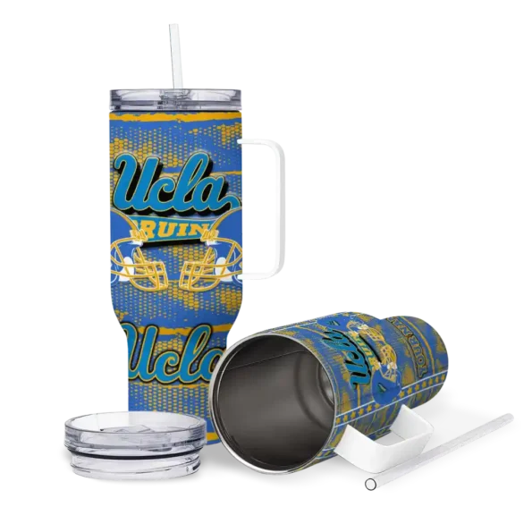 customized ucla bruins honey streaks blue curved tumbler high quality.webp