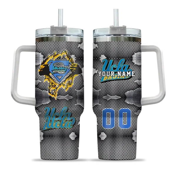 customized ucla bruins superman shield blue gray curved tumbler best selling.webp