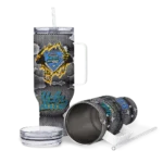 customized ucla bruins superman shield blue gray curved tumbler best selling.webp