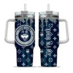 customized uconn huskies bullseye drips blue curved tumbler best selling.webp
