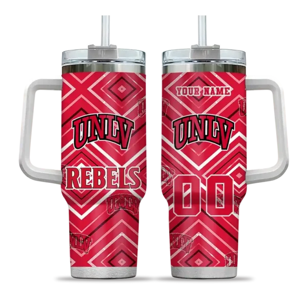 customized unlv rebels bold diamonds red curved tumbler best selling.webp