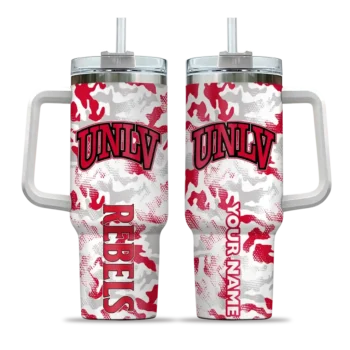 customized unlv rebels camo mashup red white curved tumbler best selling.webp