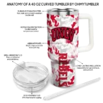 customized unlv rebels camo mashup red white curved tumbler best selling.webp