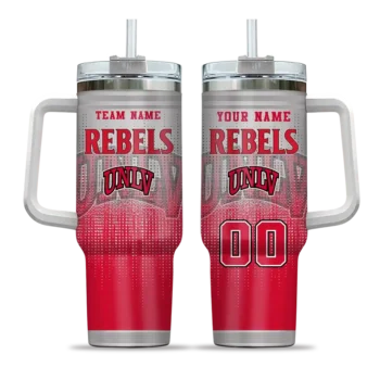 customized unlv rebels gradient dots red curved tumbler best selling.webp