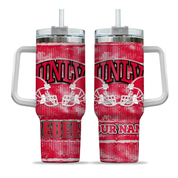 customized unlv rebels honey streaks red curved tumbler best selling.webp