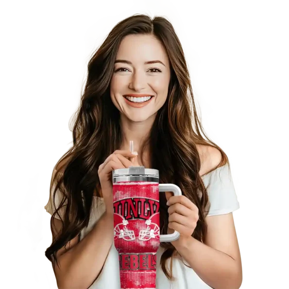 customized unlv rebels honey streaks red curved tumbler premium grade.webp