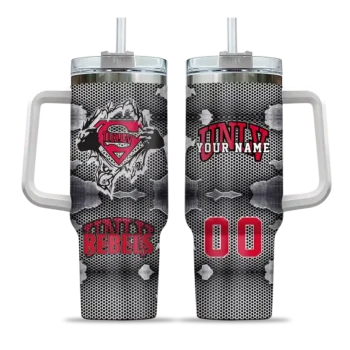 customized unlv rebels superman shield red gray curved tumbler best selling.webp