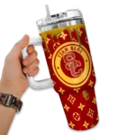 customized usc trojans bullseye drips red curved tumbler best selling.webp