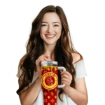 customized usc trojans bullseye drips red curved tumbler best selling.webp
